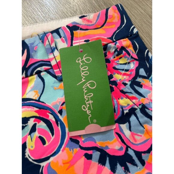 Lilly Pulitzer Jayne Stretch Shorts Boho Bateau Sz 0 Multicolor - Picture 6 of 10